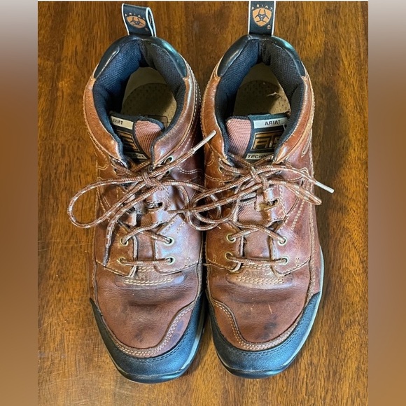 Ariat Women's 9.5 Terrain Waterproof Leather Work Hiking Boots Outdoors Gorpcore - Picture 3 of 6